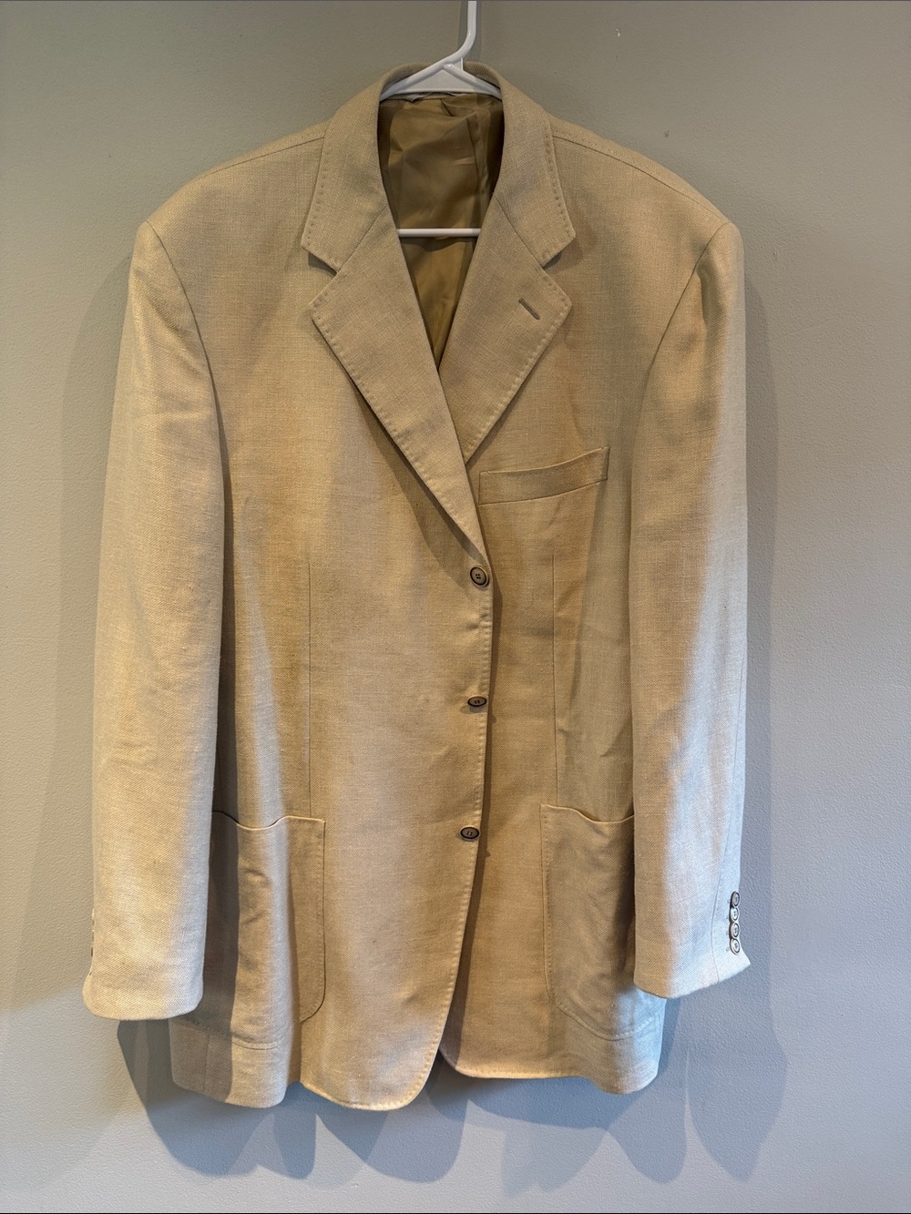 Canali Beige Men's Blazer
